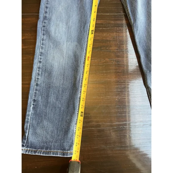 Wrangler Men's Blue Jeans Denim Straight Fit 30x30 Medium Wash Cowboy Ranchers - Picture 10 of 16